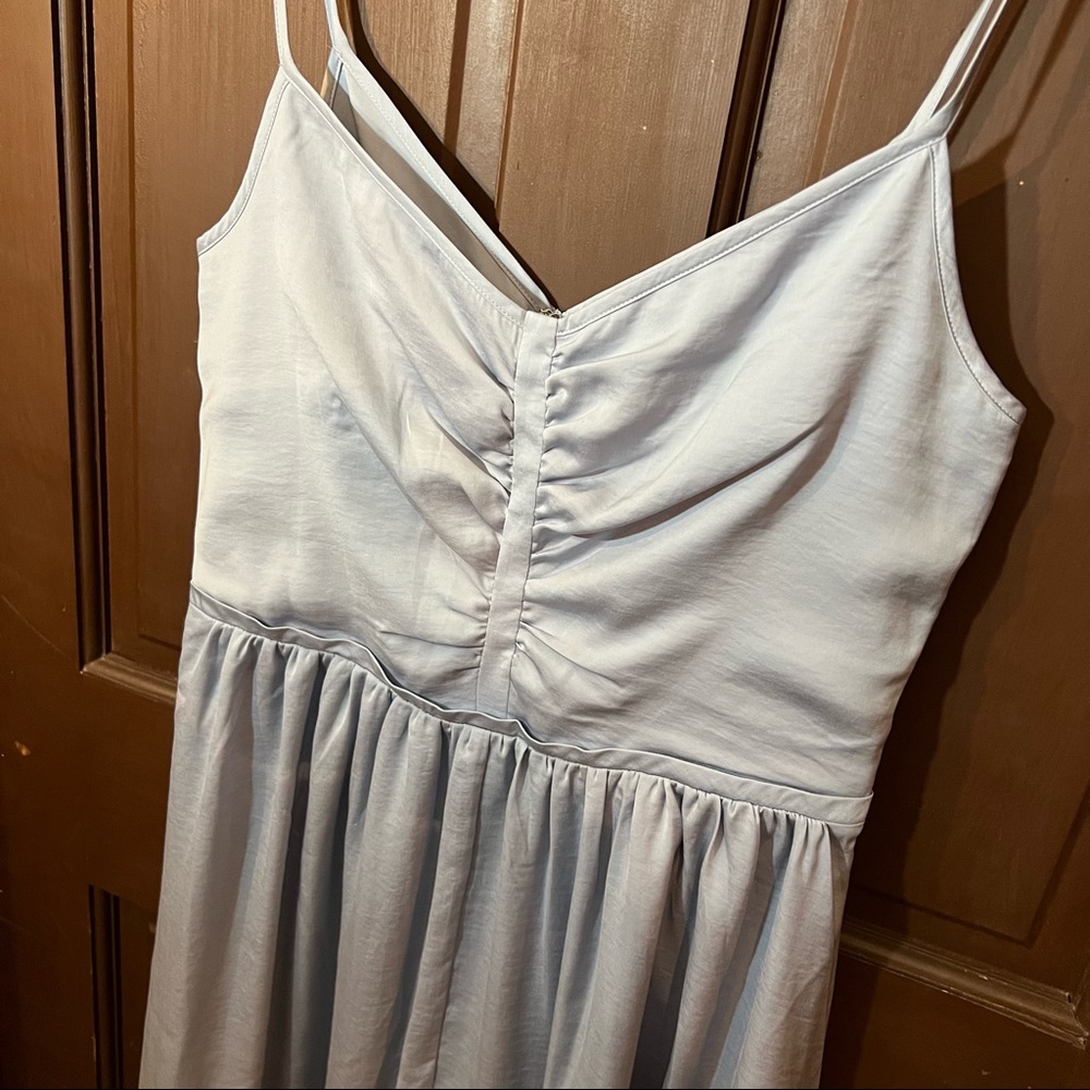 Light Blue Banana Republic Spaghetti Strap Dress - Size 10